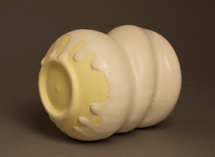 Slip Cast Porcelain from Original Prototype, 5" x 4" x 4"